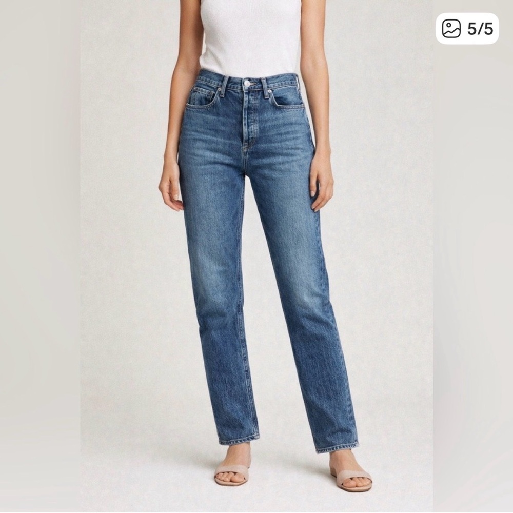 Agolde 90’s Pinch Waist High Rise Straight in Portrait - Sz 27
